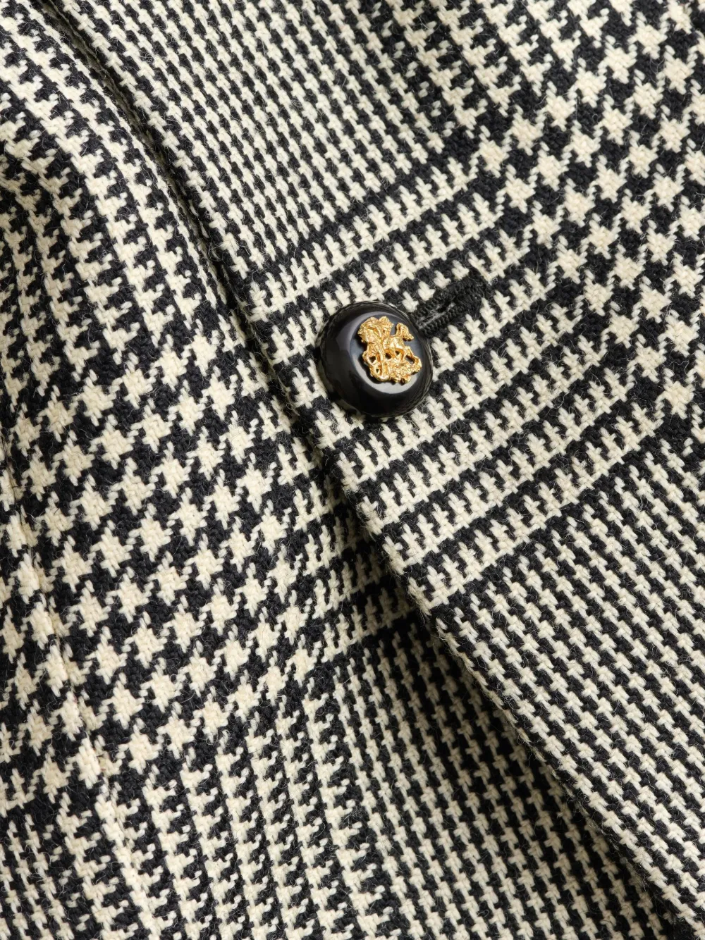  Valentino Garavani Houndstooth Single-breasted Blazer - Neutrals 