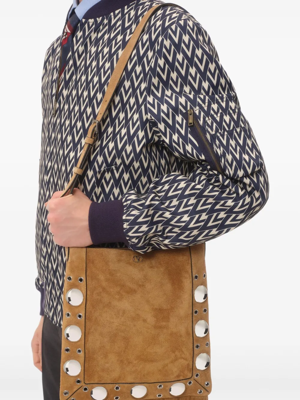 Valentino Garavani Toute La V bomberjack Beige