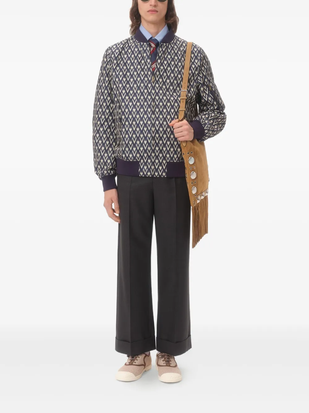 Valentino Garavani Toute La V bomberjack Beige
