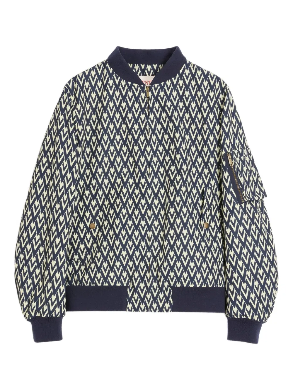 Valentino Garavani Toute La V ボンバージャケット - ニュートラル Valentino Garavani Toute La V ボンバージャケット - ニュートラル