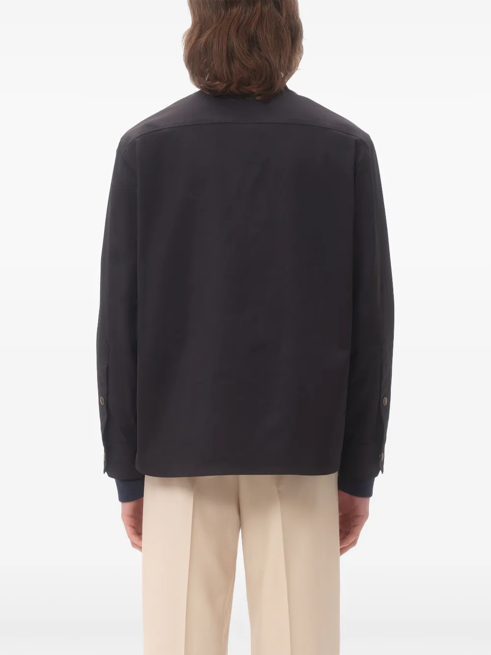 Valentino Garavani Shirtjack met V-detail Blauw