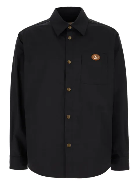 Valentino Garavani V-detail shirt jacket