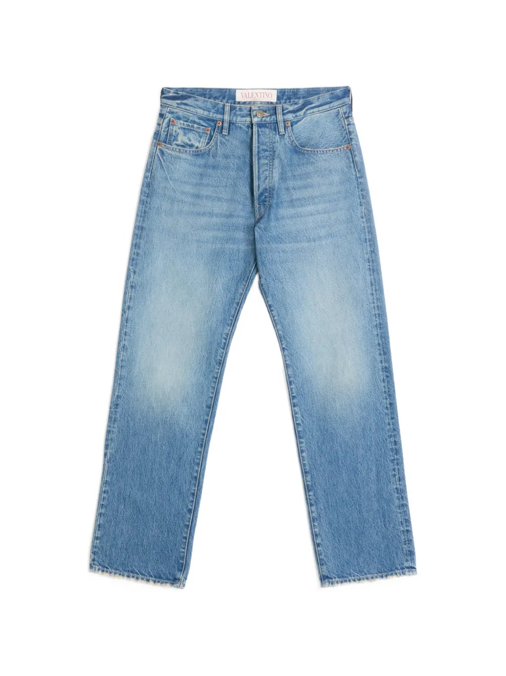 Valentino Garavani Jeans met logopatch Blauw