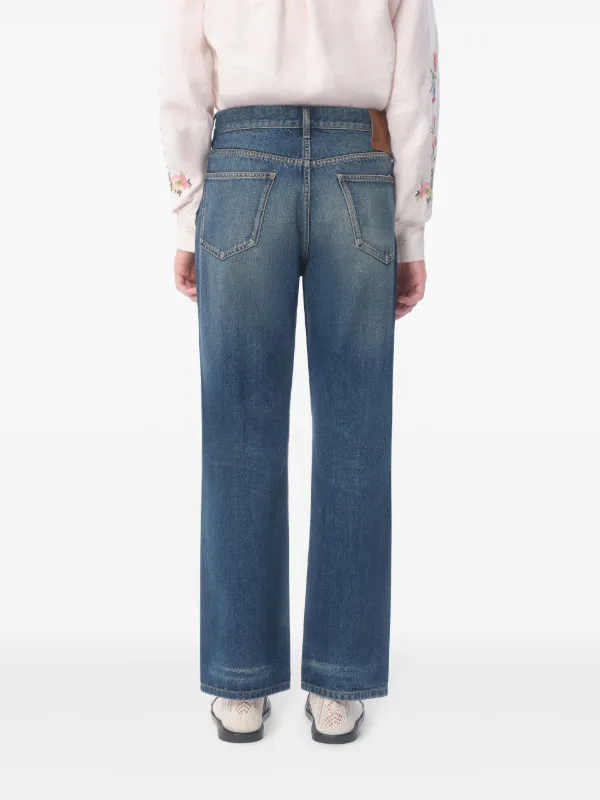 Valentino Garavani ストレートジーンズ | ブルー | FARFETCH JP