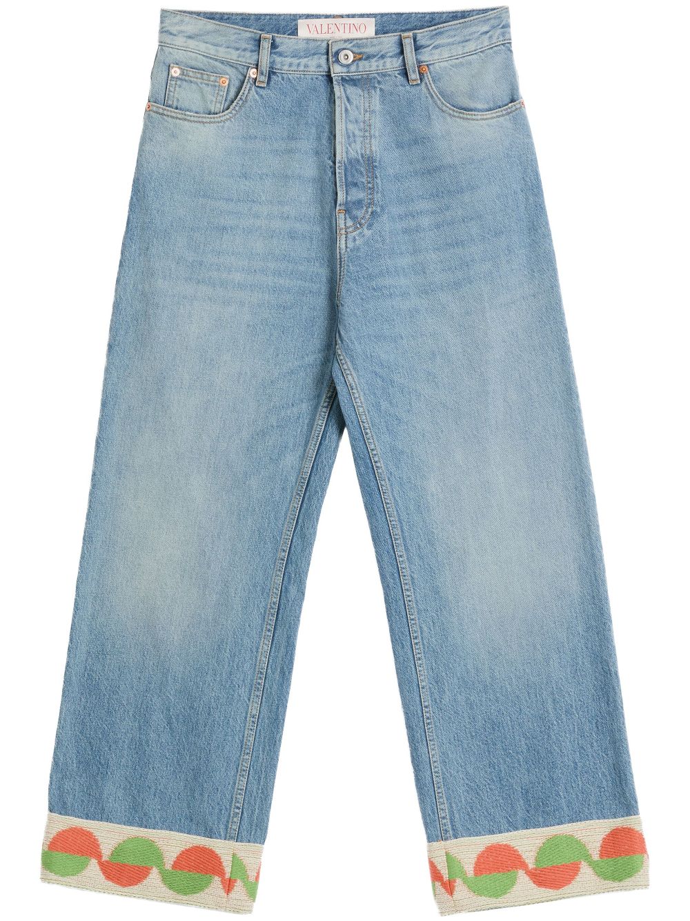 Image 1 of Valentino Garavani wide-leg jeans