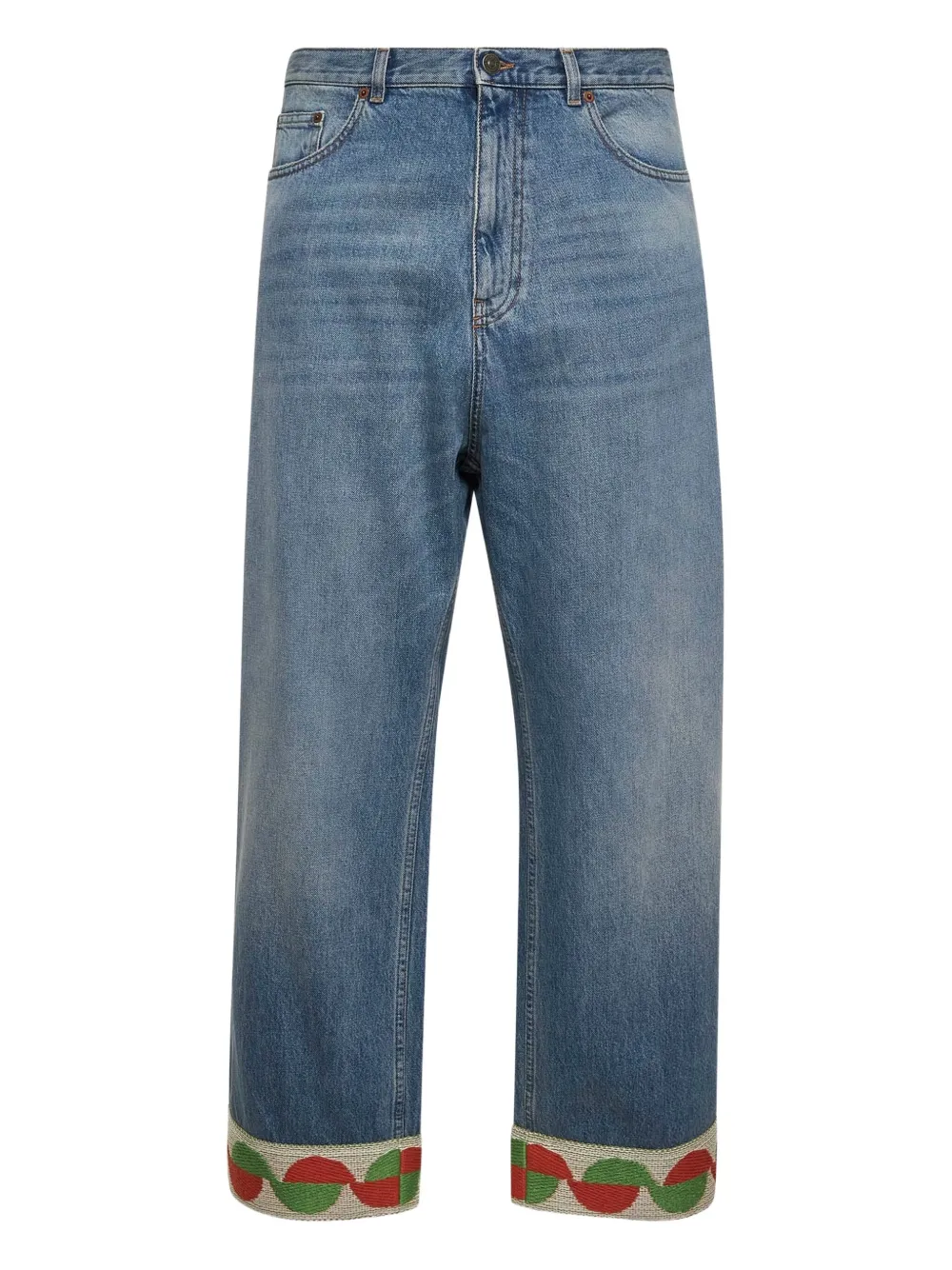 Valentino Garavani Jeans met wijde pijpen Blauw
