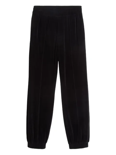 Valentino Garavani logo-patch chenille track pants