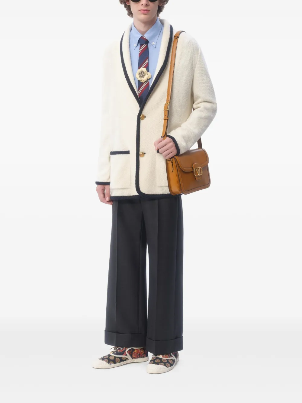 Valentino Garavani wool gabardine trousers | Tapered Pants | Image 2
