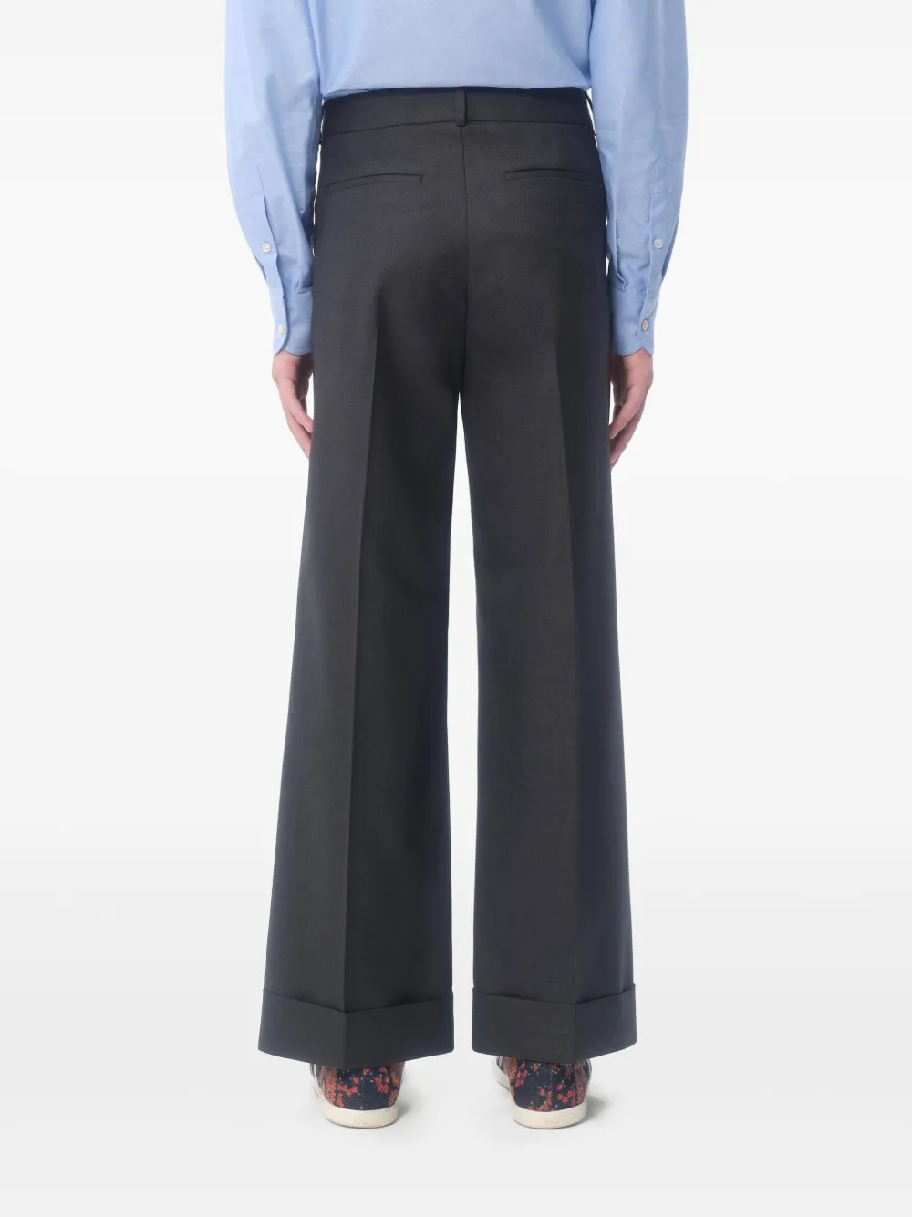 Valentino Garavani ギャバジン パンツ | グレー | FARFETCH JP