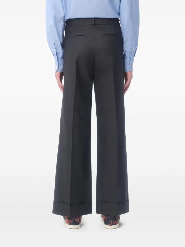 Valentino Garavani ギャバジン パンツ | グレー | FARFETCH JP