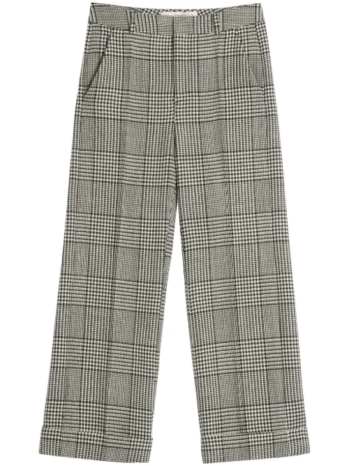 Pantalon en laine à carreaux - Valentino Garavani - Modalova