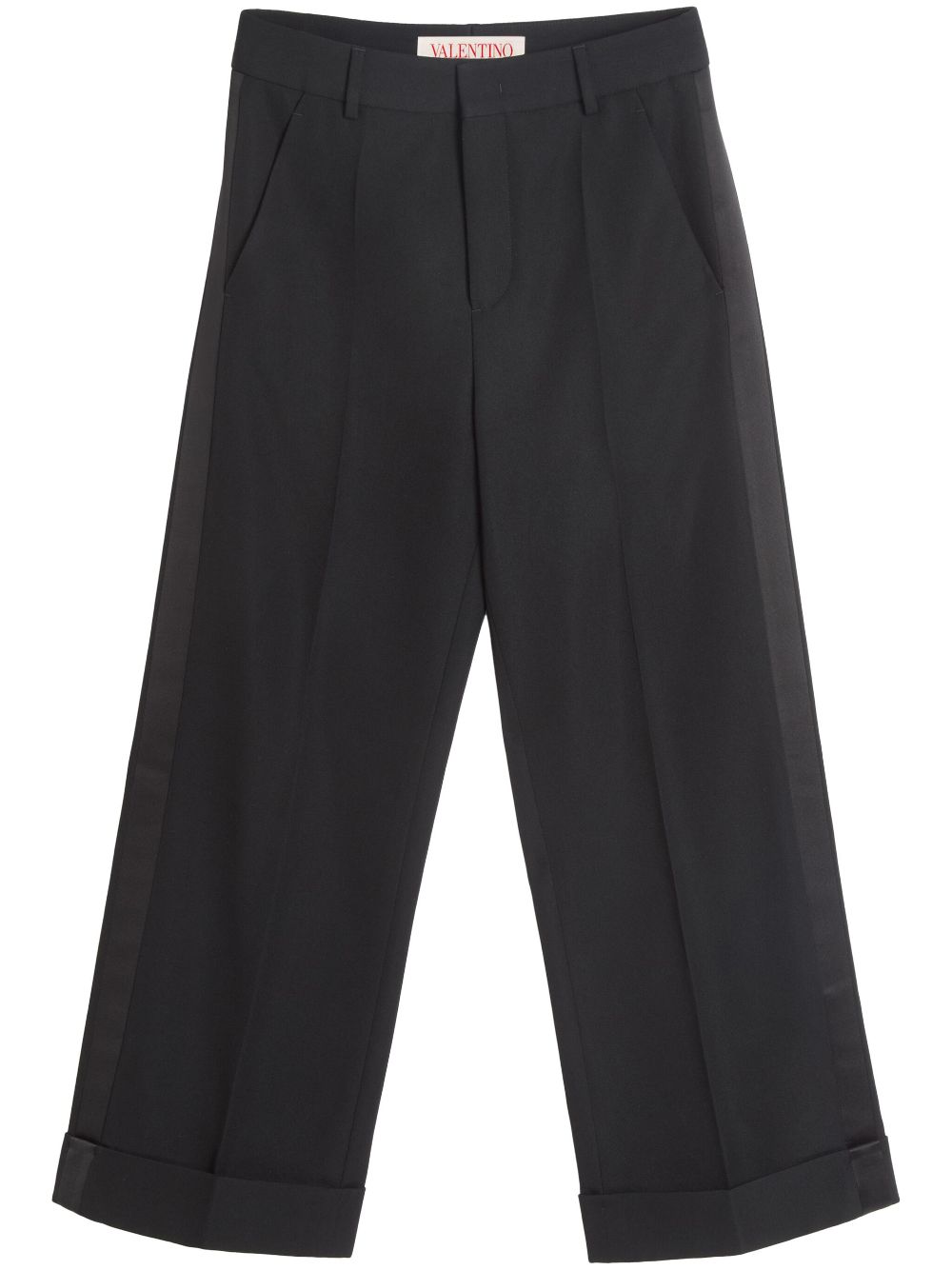 side-bands wool trousers