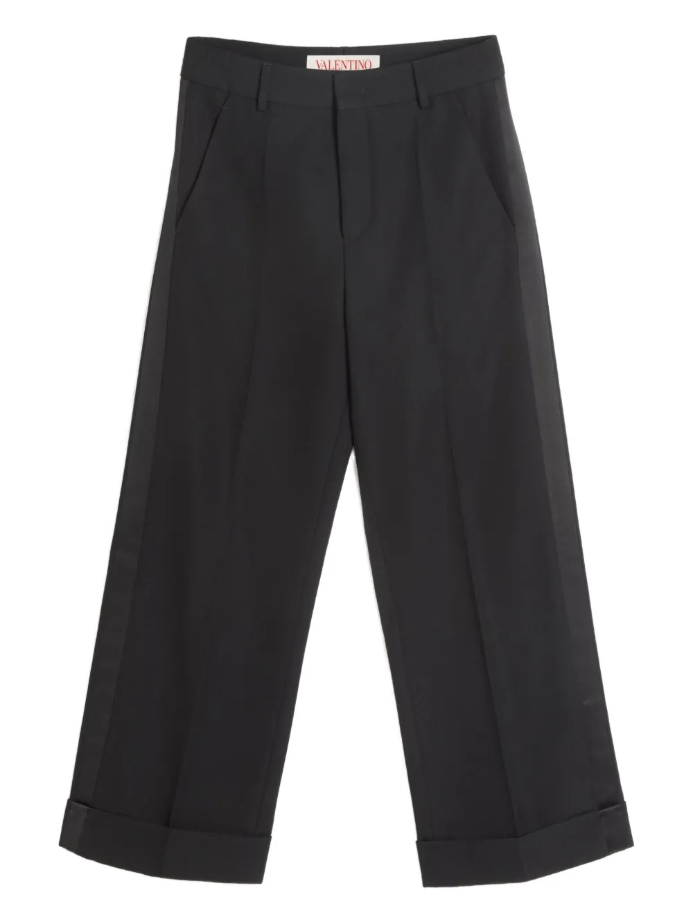 Valentino Garavani Hose mit seitlichen Streifen - Schwarz