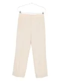 Valentino Garavani turn-up gabardine trousers - Neutrals