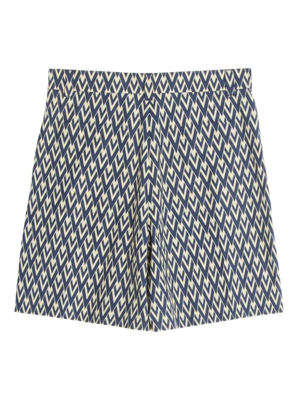 Valentino Garavani geometric-pattern shorts - Blauw