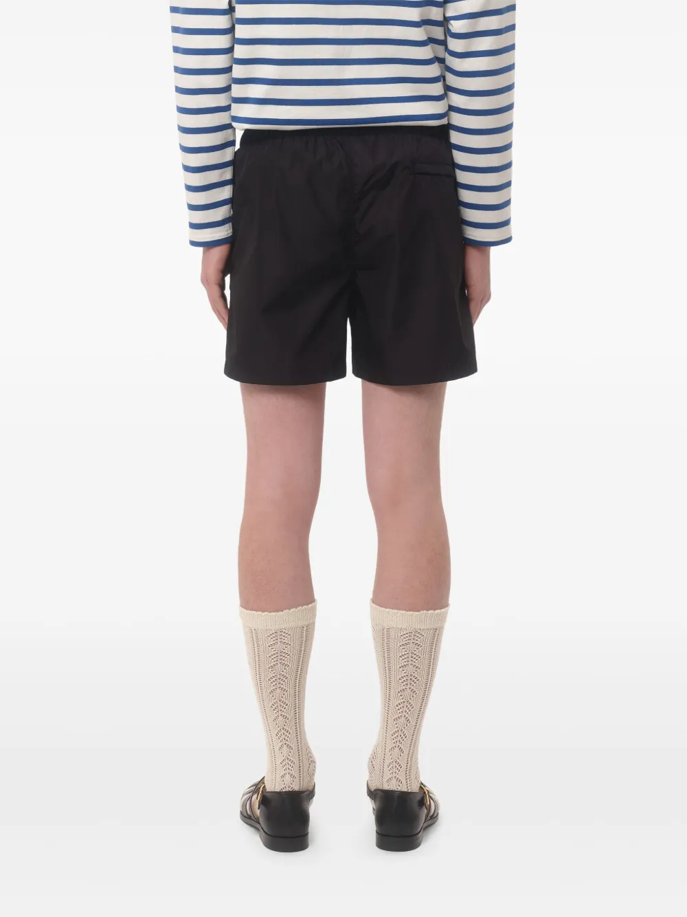 Valentino Garavani Zwembroek met Chez-patch Zwart