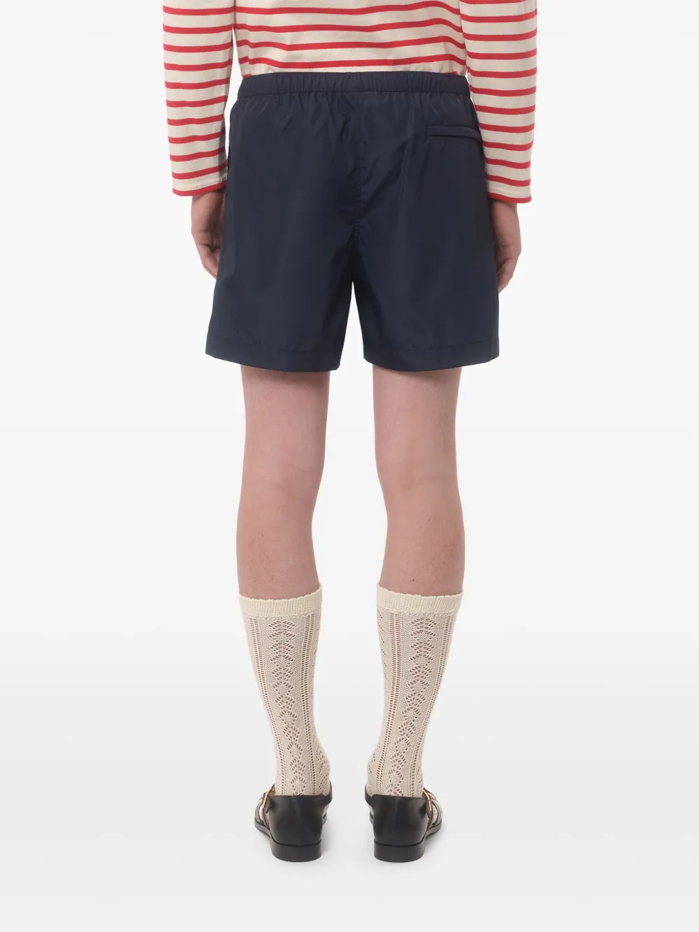 Valentino Garavani Zwembroek met Chez-patch Blauw
