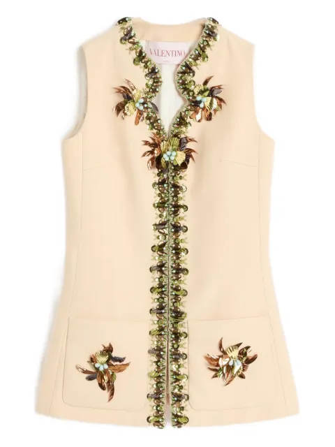 Valentino Garavani Double Compact Drill embroidered waistcoat