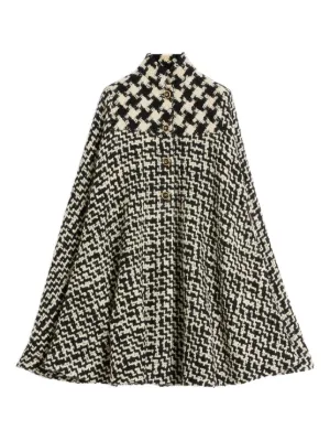 VALENTINO Vロゴ ジャガード ケープ toile トワル コート VALENTINO Vロゴ ジャガード ケープ toile トワル コート