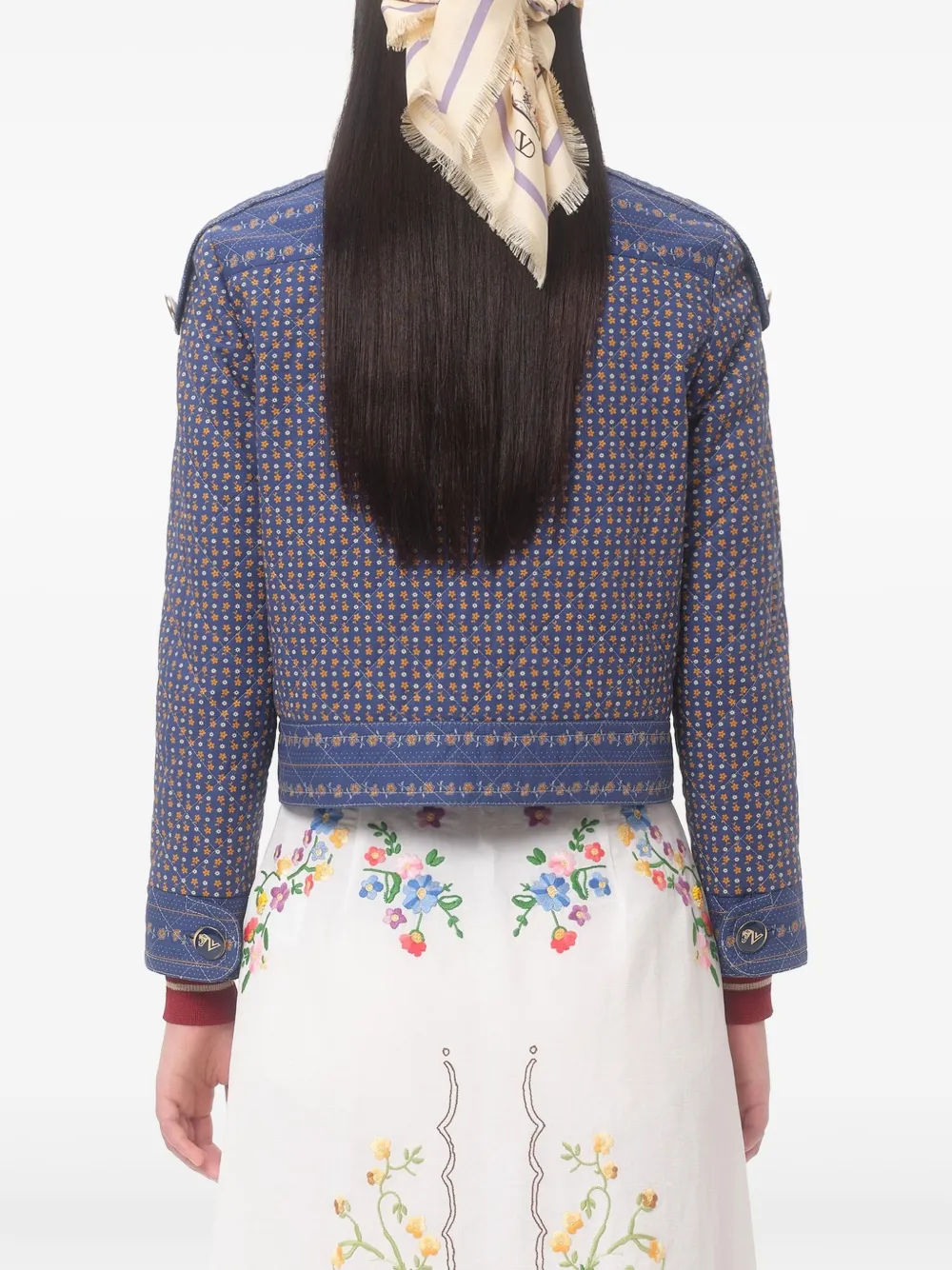Valentino Garavani Voyage Imaginaire Caban jack Blauw