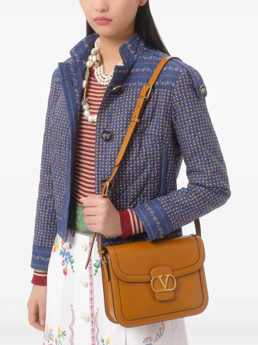 Valentino Garavani Voyage Imaginaire Caban jack Blauw