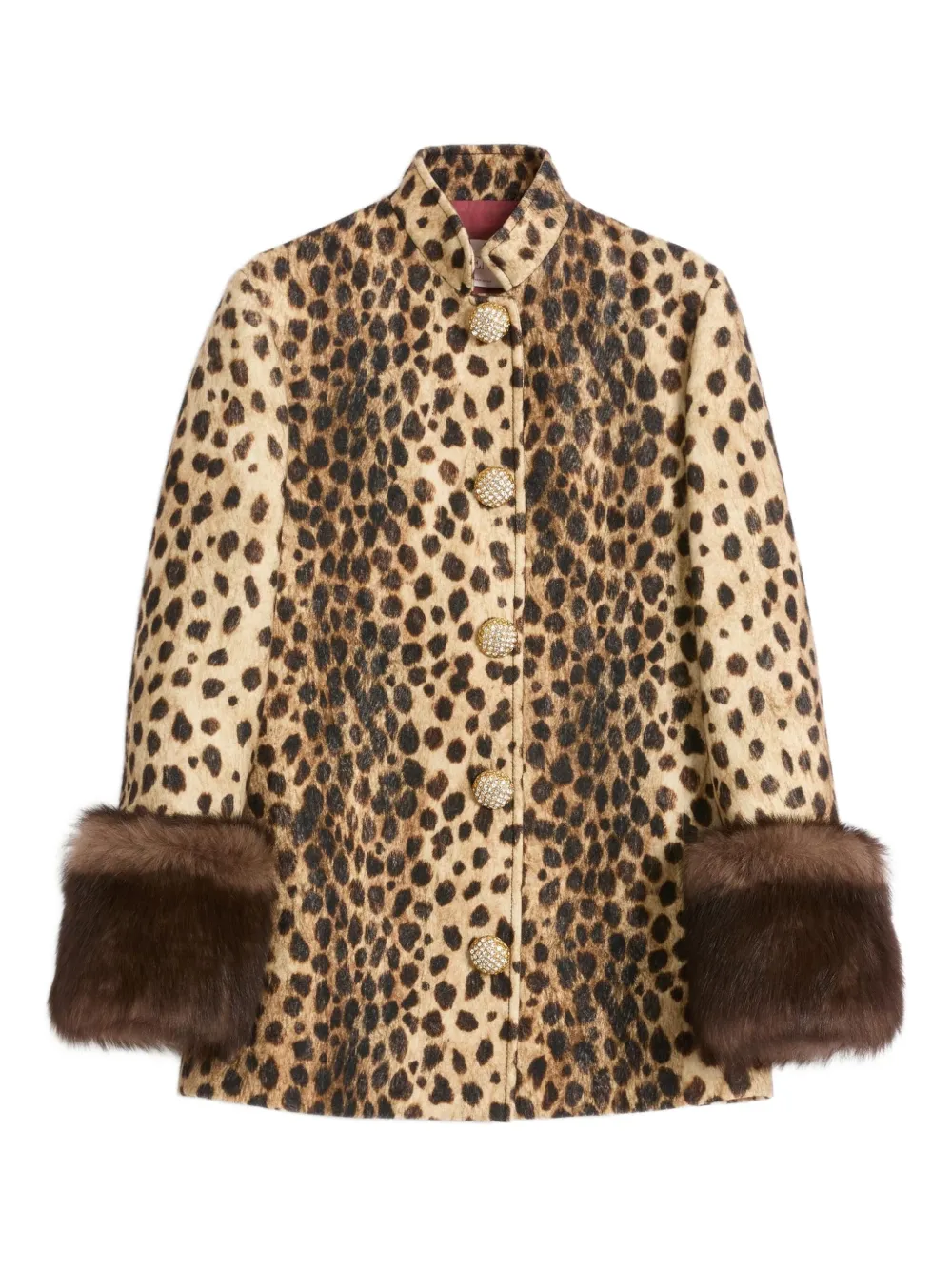 Valentino Garavani Jaguar Spots Caban jas Bruin