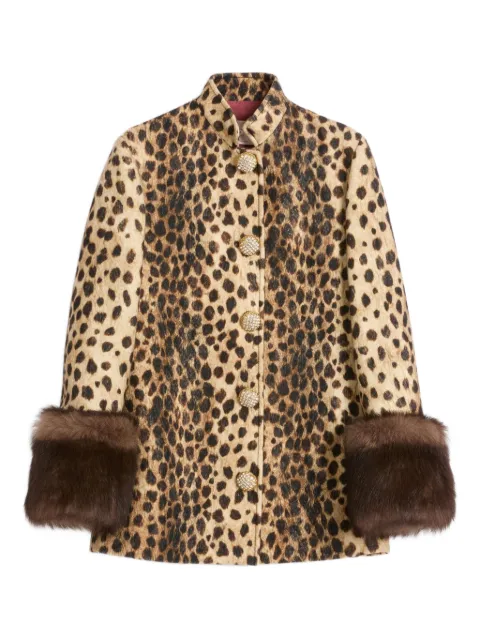 Valentino Garavani abrigo Jaguar Spots