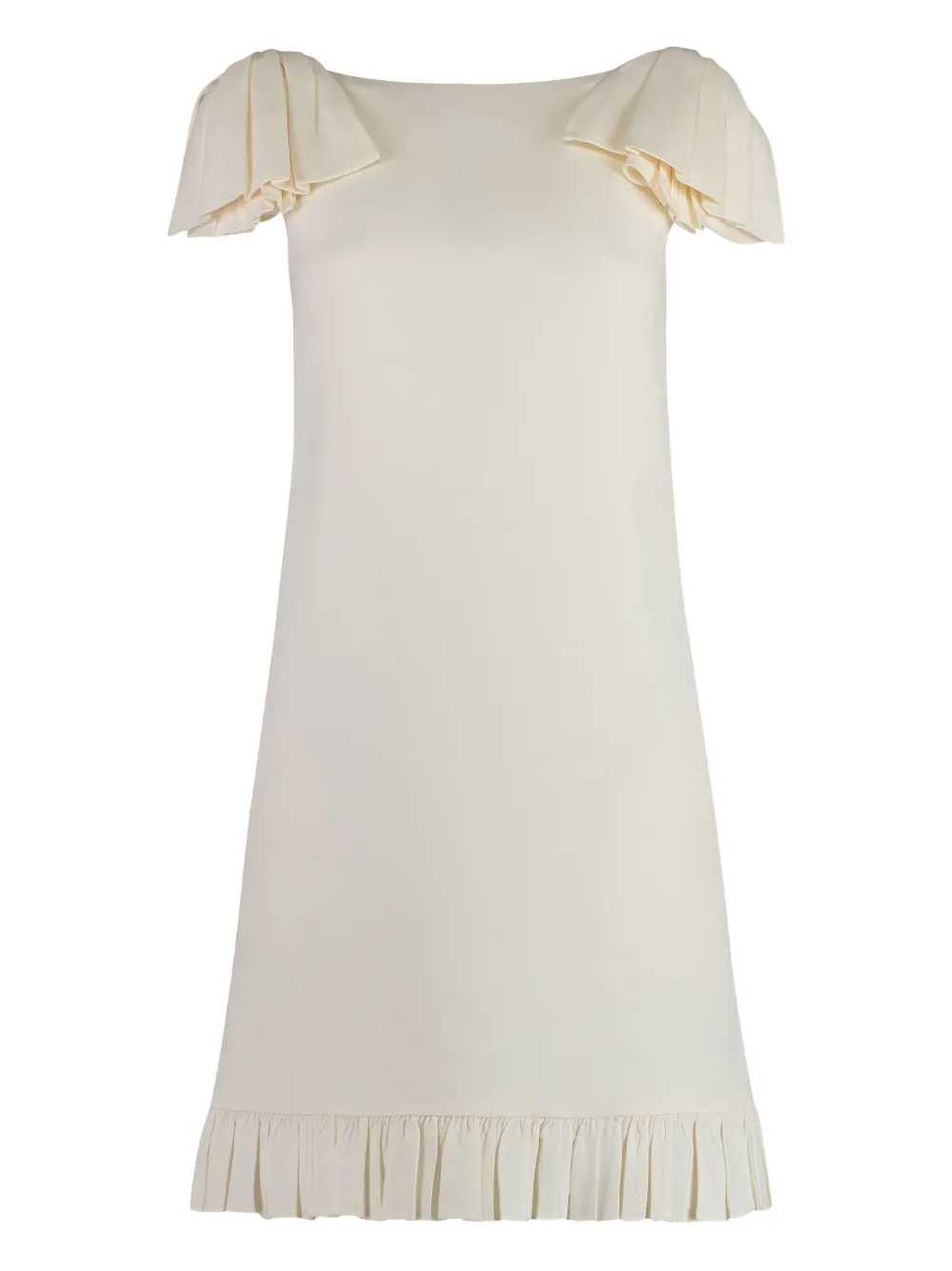 Valentino Garavani Crêpe couture mini-jurk Beige