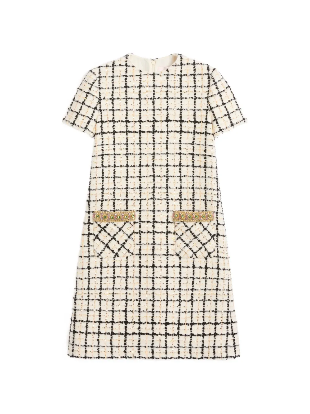Valentino Garavani tweed mini dress - Neutrals