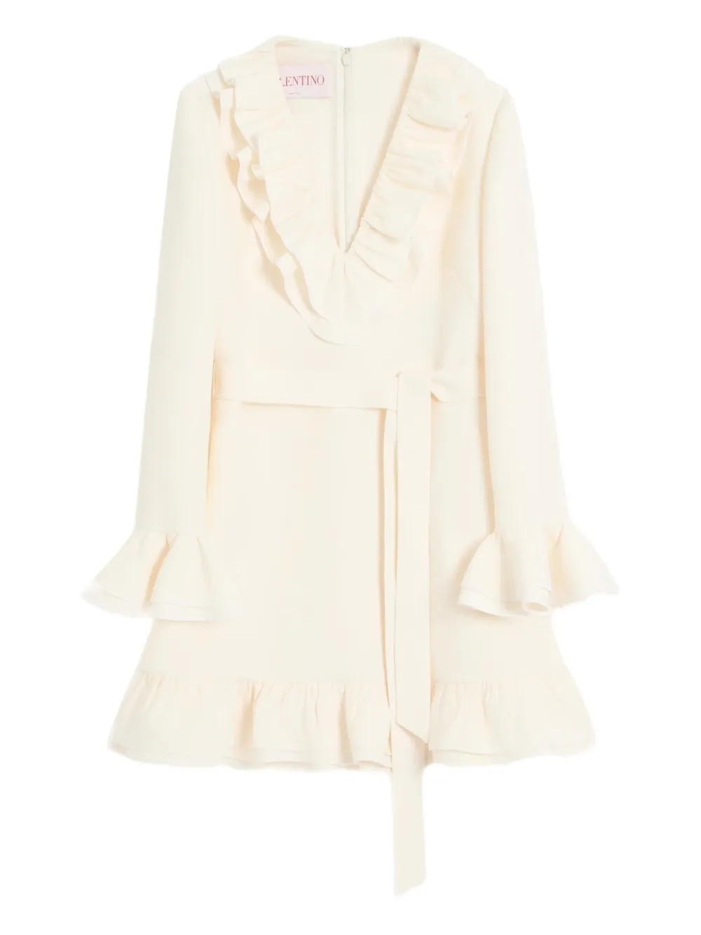 Valentino Garavani Crepe Couture ミニドレス - ホワイト Valentino Garavani Crepe Couture ミニドレス - ホワイト