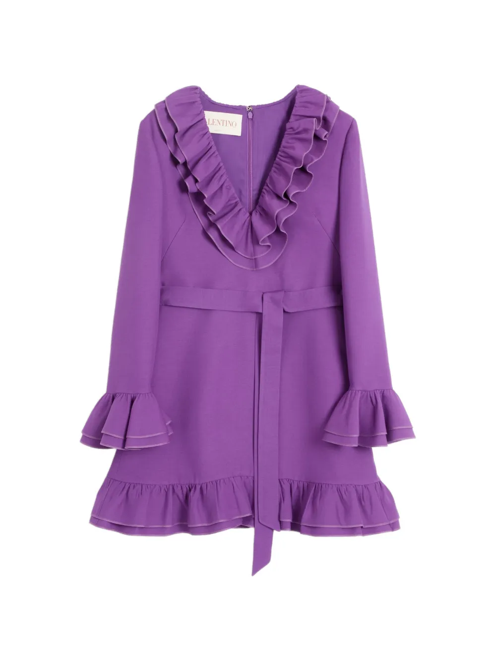 Valentino Garavani Crepe Couture mini dress – Purple