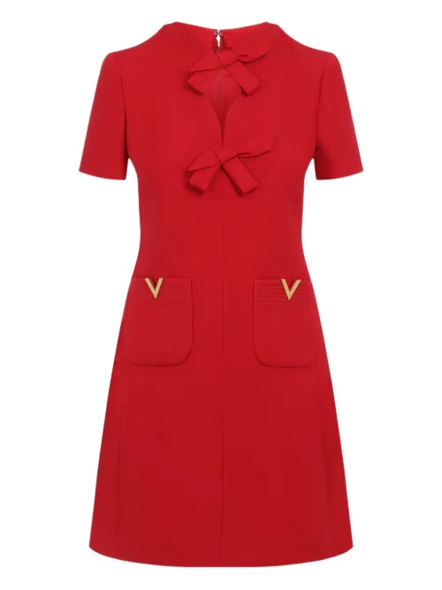 Robe courte Crepe Couture - Valentino Garavani - Modalova