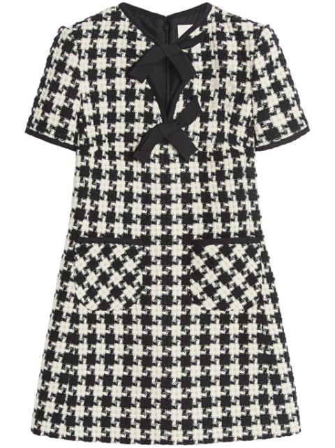 Valentino Garavani geometric-pattern mini dress 