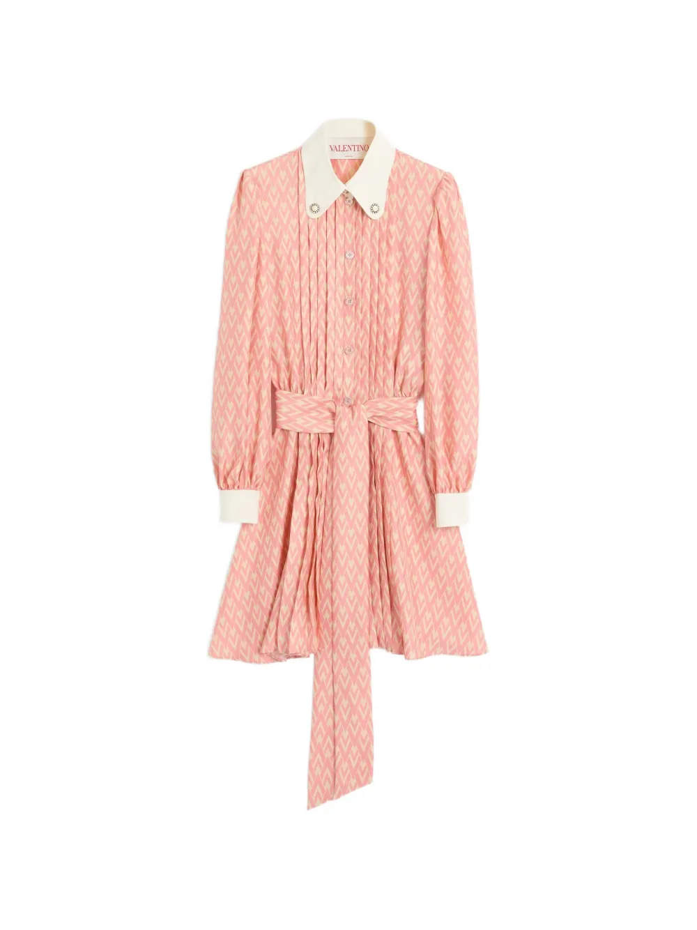 Valentino Garavani Toute La V silk dress - Pink