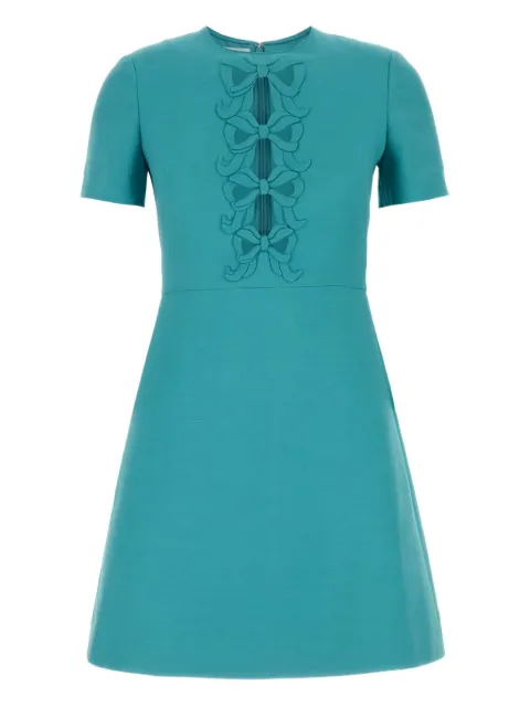 Valentino Garavani Crepe Couture embroidered mini dress