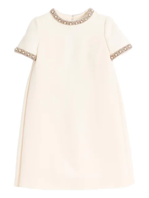 Valentino Garavani Crepe Couture embroidered mini dress