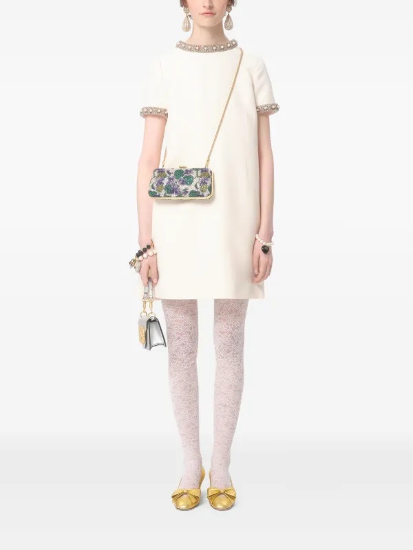 25ss VALENTINO Garabani クレープクチュール ミニドレス Valentino Garavani クレープクチュール ミニドレス