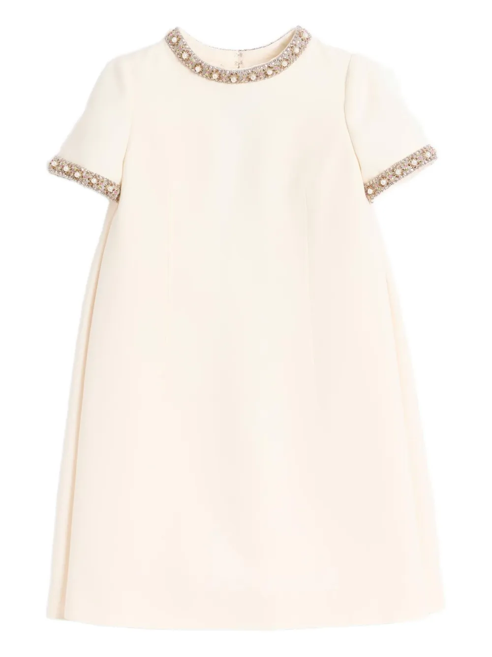 Valentino Garavani Crepe Couture embroidered mini dress - White