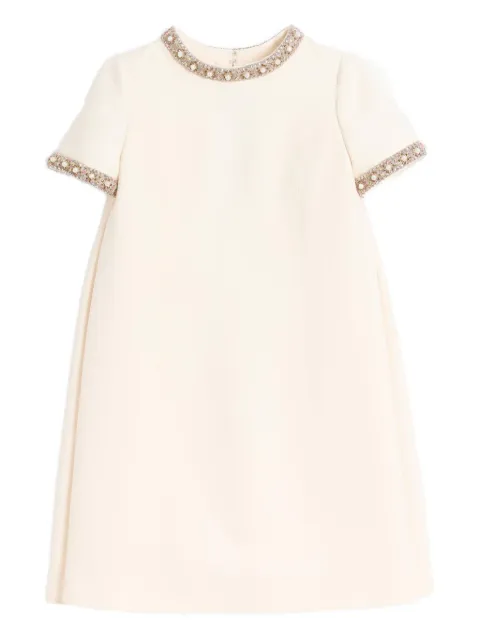 Valentino Garavani Crepe Couture embroidered mini dress