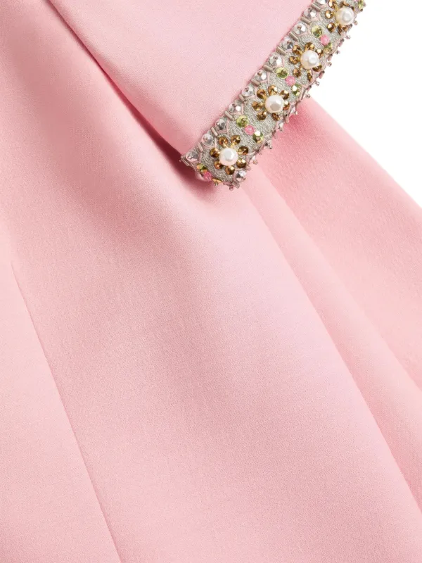 【VALENTINO】クレープクチュール ミニドレス ピンク クレープクチュール ミニドレス for ウィメンズ インチ バーチ