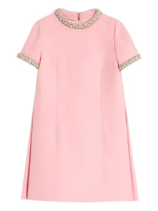 Valentino Garavani クレープクチュール ミニドレス | ピンク