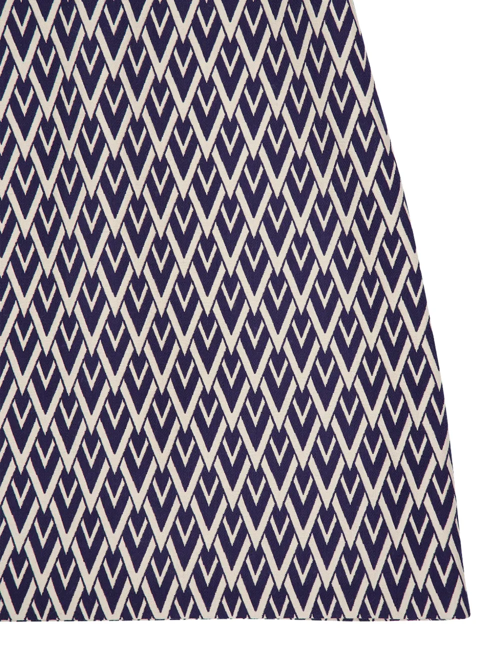 Toute La V jacquard mini dress