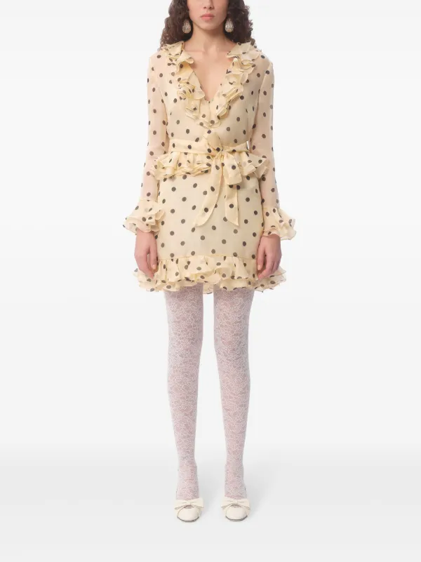 ワンピース Valentino Garavani Dress Pattern Organza Valentino Garavani Short Embroidered Organza Dress | Saks
