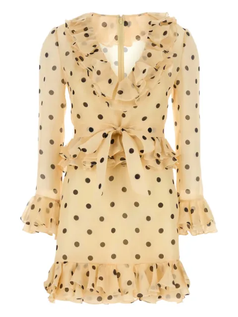 Valentino Garavani polka dot-print organza mini dress