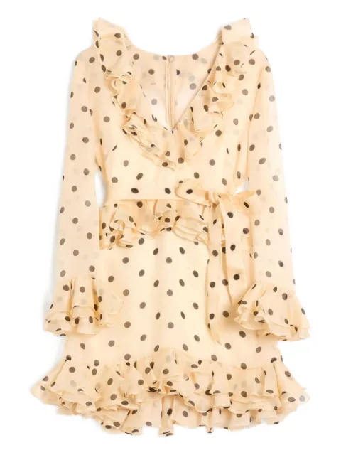 Valentino Garavani polka dot-print organza mini dress