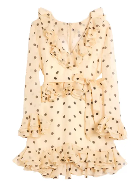 Valentino Garavani polka dot-print organza mini dress