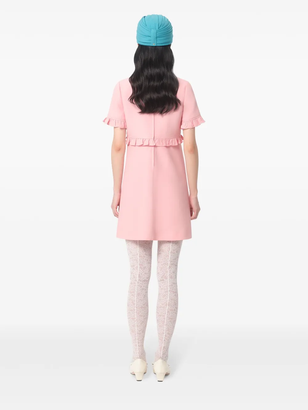 Valentino Garavani Mini-jurk met A-lijn Roze