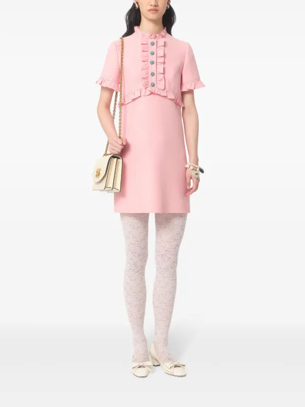 Valentino Garavani A-line Mini Dress | Pink | FARFETCH