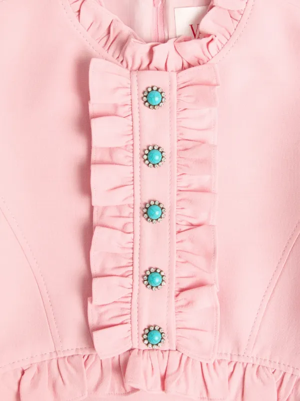 Valentino Garavani Crepe Couture ミニドレス | ピンク Valentino Garavani Crepe Couture ミニドレス | ピンク