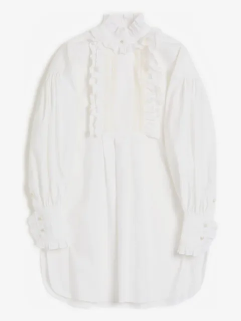 Valentino Garavani vestido corto con detalle de volantes